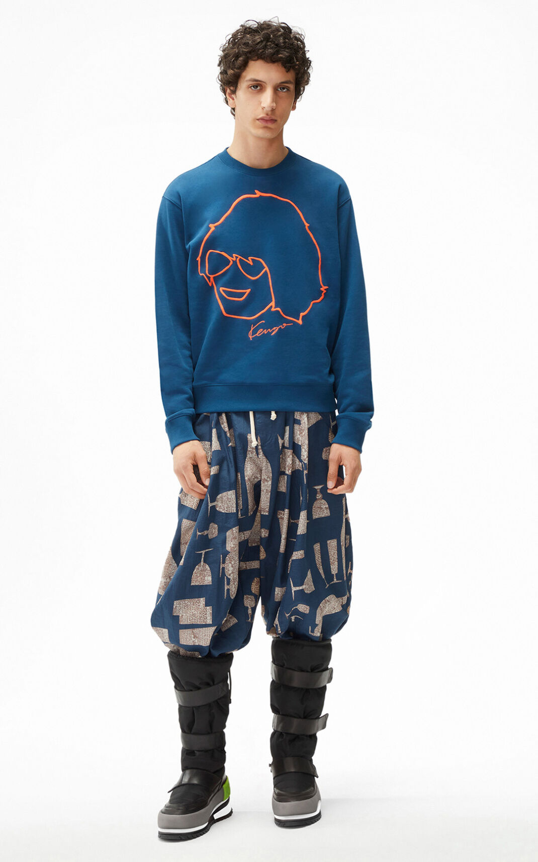 Sudadera Kenzo Tribute Hombre Azules DNY108659